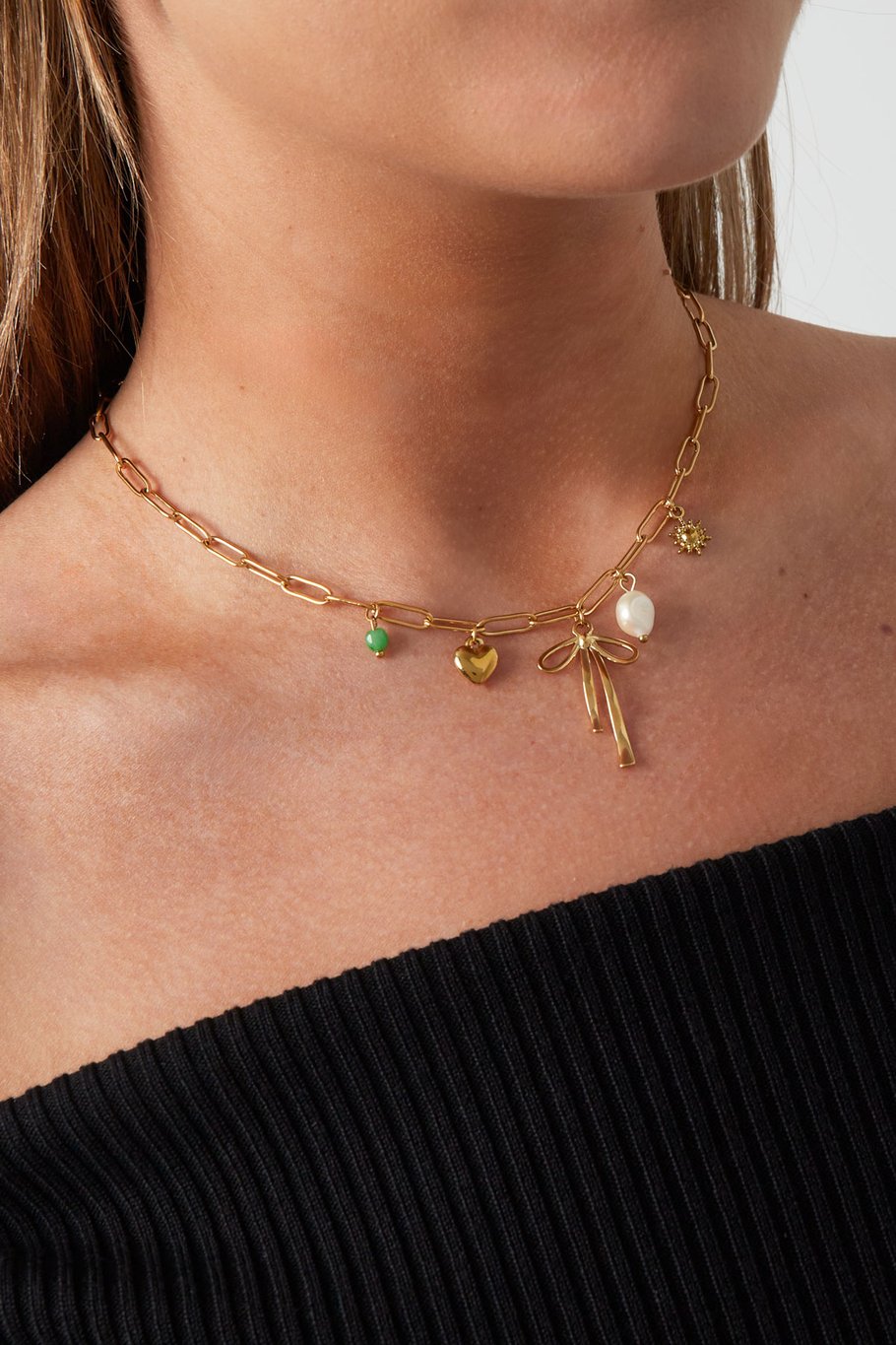 Collana Bow & beyond - Colore oro Immagine2